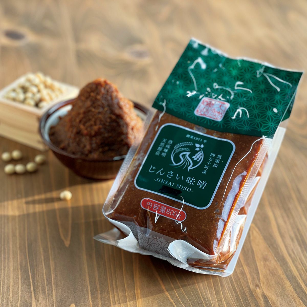 高知県四万十町産】無添加の「生きた味噌」じんさい味噌 | しまんと