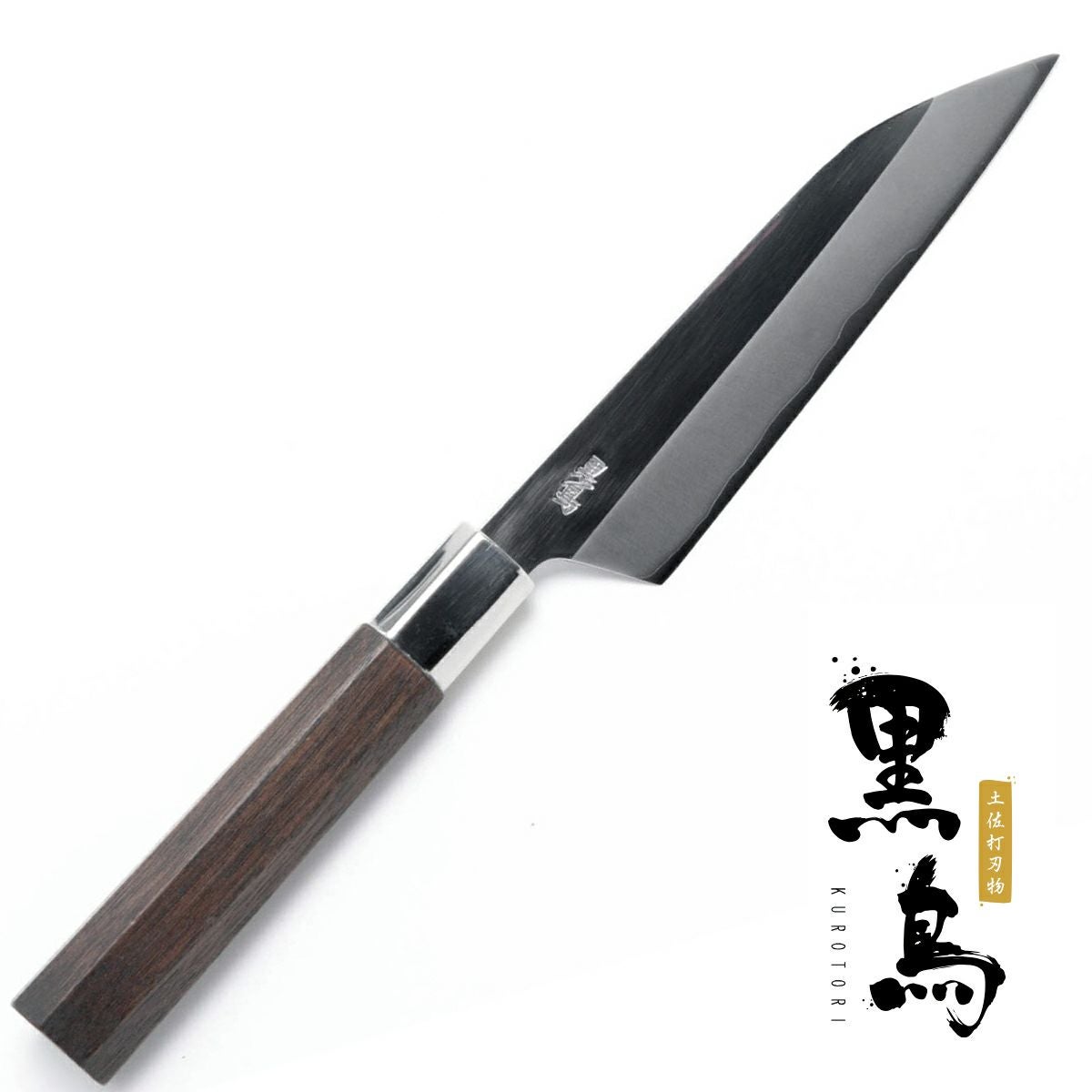 創業150年】黒鳥 ペティナイフ4.5寸 | しまんとリバーストア